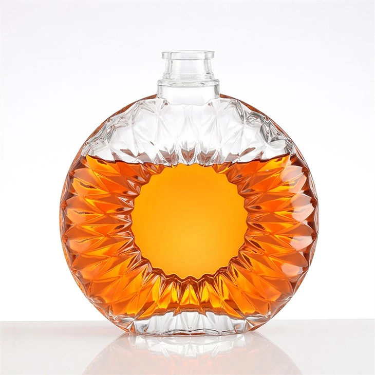 700ml Clear Glass Whiskey Bottles