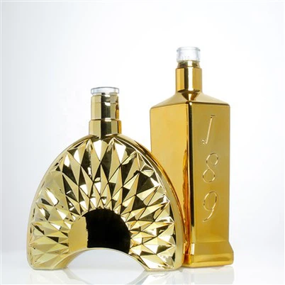 Kev cai Electroplated Whisky iav raj mis