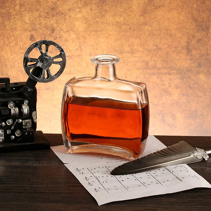 Most Popular Flat Simple Brandy 500ML Bottle